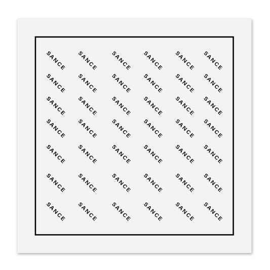 SANCE bandana 56x56cm black and white SANCE pañuelo pañuelos regular accessorios LGBTQ+ lesbiana gay trans bisexual queer solterxs solteros solteras homosexual