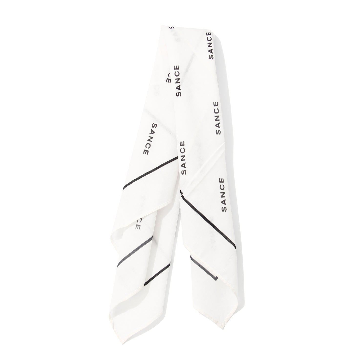 SANCE bandana 56x56cm black and white SANCE pañuelo pañuelos regular accessorios LGBTQ+ lesbiana gay trans bisexual queer solterxs solteros solteras homosexual