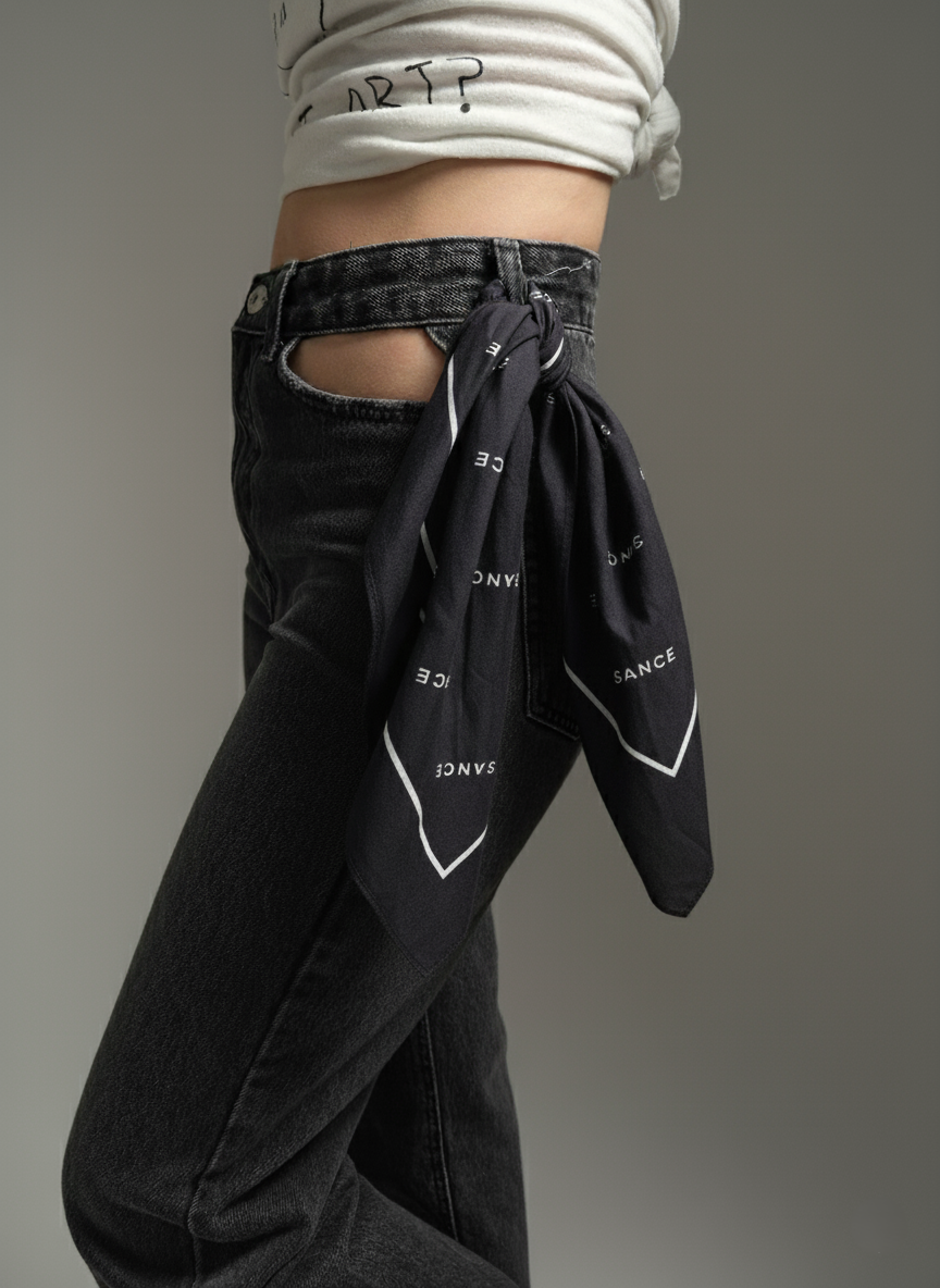 SANCE Bandana 56x56cm (Black)
