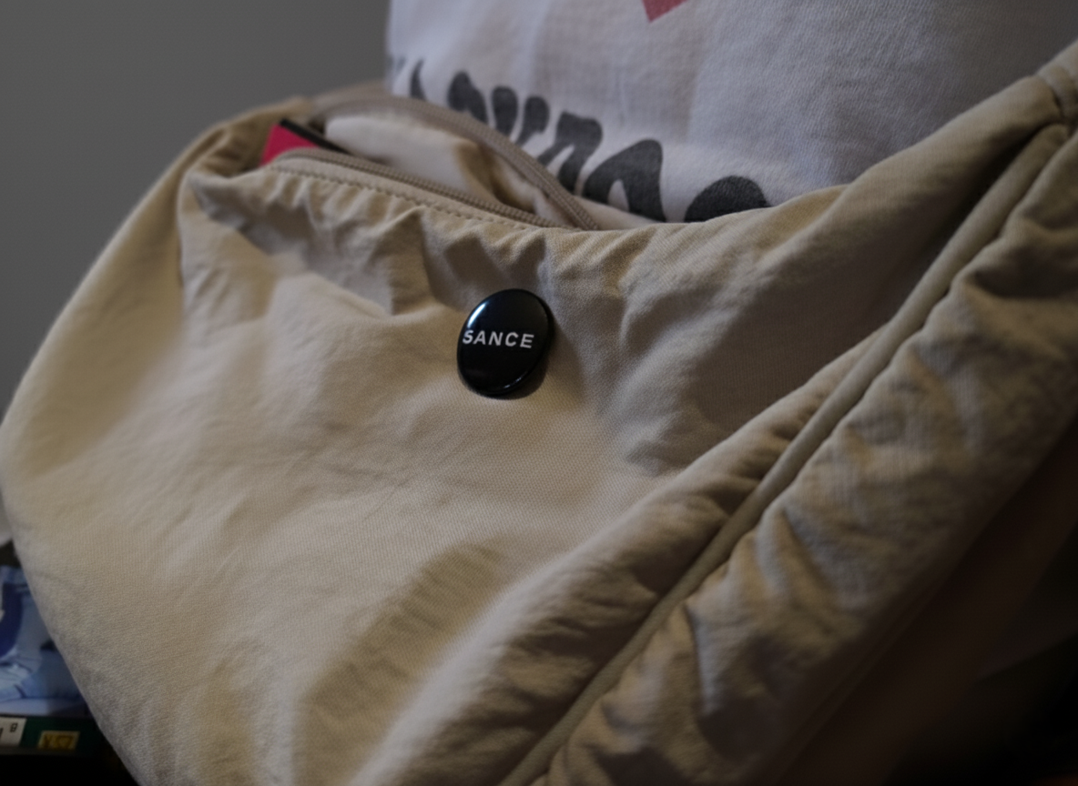 SANCE Button Pin (2 Pack)