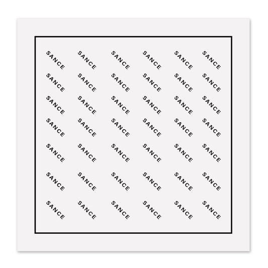 SANCE bandana 56x56cm black and white SANCE pañuelo pañuelos regular accessorios LGBTQ+ lesbiana gay trans bisexual queer solterxs solteros solteras homosexual