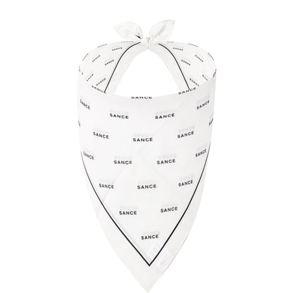 SANCE bandana 56x56cm black and white SANCE pañuelo pañuelos regular accessorios LGBTQ+ lesbiana gay trans bisexual queer solterxs solteros solteras homosexual