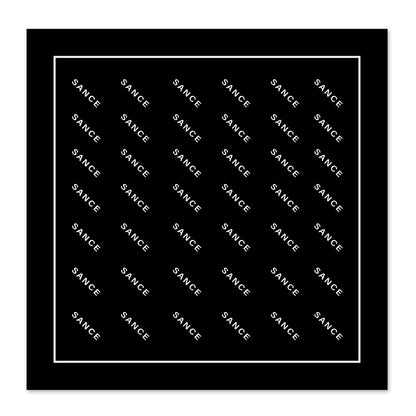 SANCE bandana 56x56cm black negro SANCE pañuelo pañuelos regular accessorios LGBTQ+ lesbiana gay trans bisexual queer solterxs solteros solteras homosexual