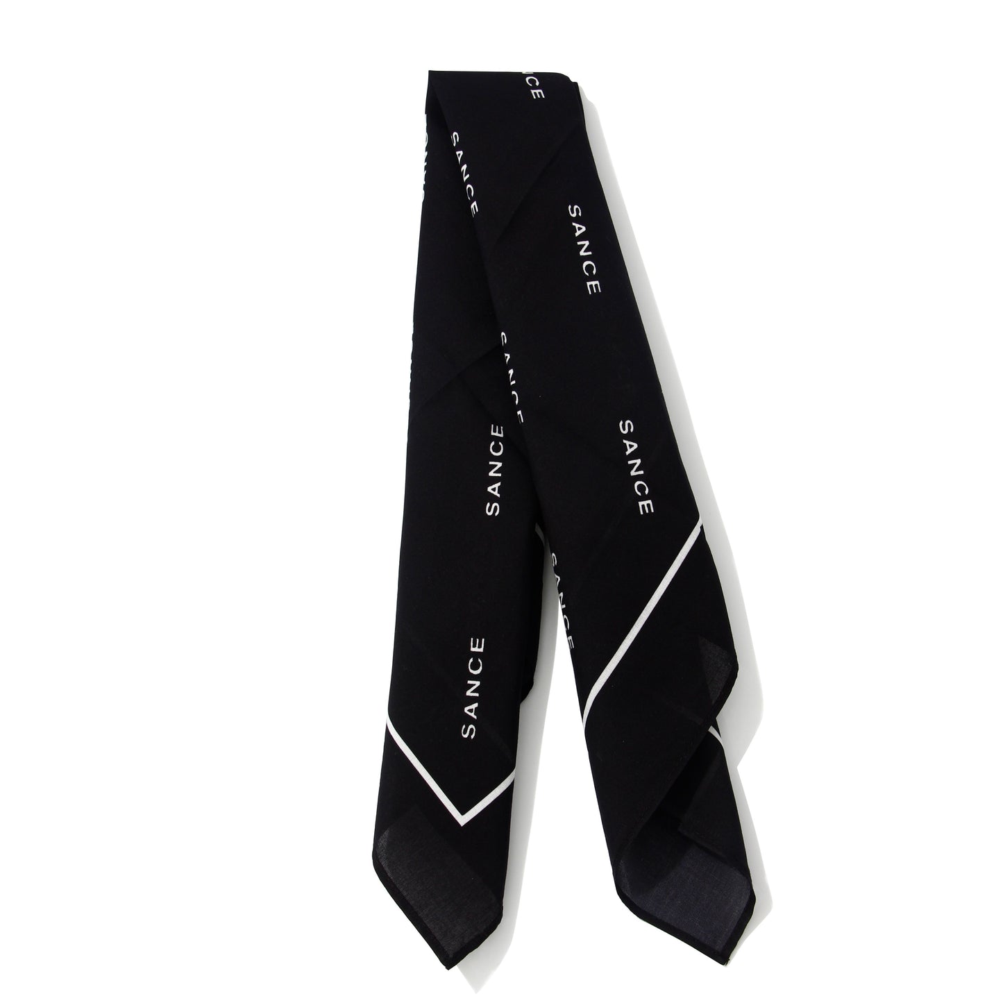 SANCE bandana 56x56cm black negro SANCE pañuelo pañuelos regular accessorios LGBTQ+ lesbiana gay trans bisexual queer solterxs solteros solteras homosexual