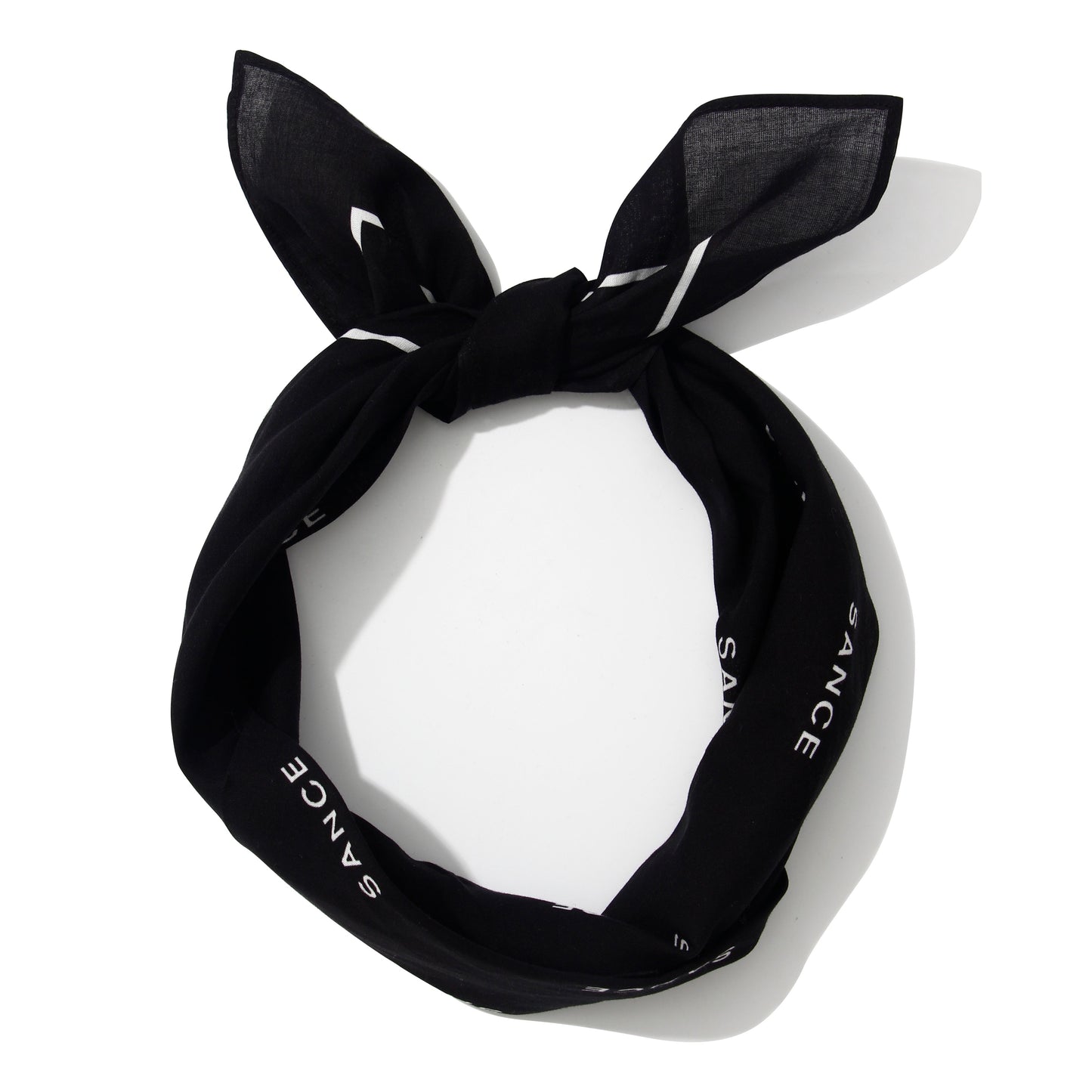 SANCE bandana 56x56cm black negro SANCE pañuelo pañuelos regular accessorios LGBTQ+ lesbiana gay trans bisexual queer solterxs solteros solteras homosexual