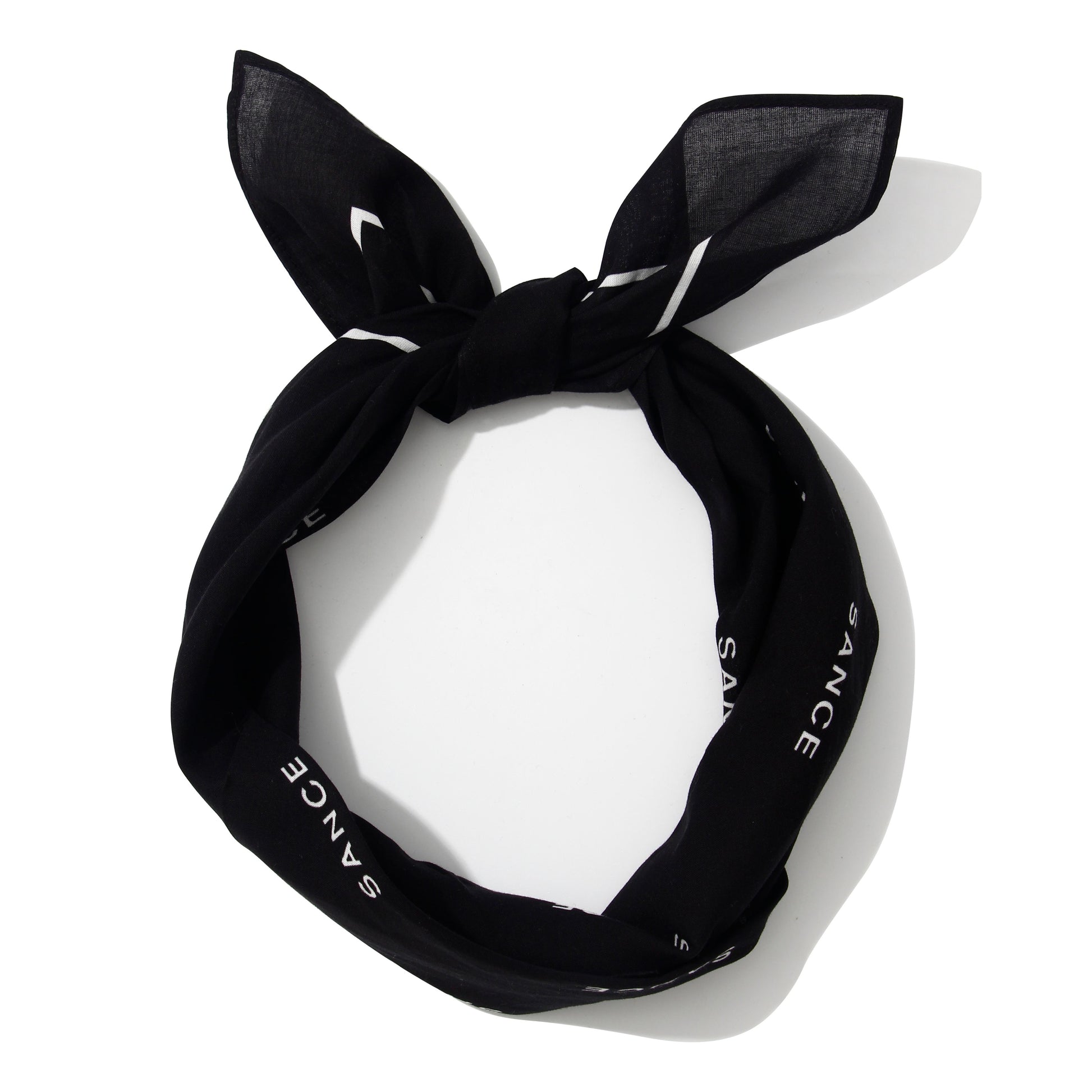 SANCE bandana 56x56cm black negro SANCE pañuelo pañuelos regular accessorios LGBTQ+ lesbiana gay trans bisexual queer solterxs solteros solteras homosexual