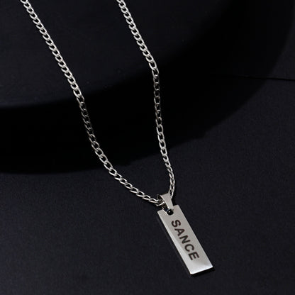 SANCE collar medio corto plata necklace medium short silver queer bisexual gay lesbiana trans lgbtq+ lqbtia solterxs solteros solteras singles jewlry joyeria accessorios moda fashion encuentra amor en la vida real