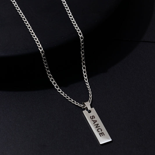 SANCE collar medio corto plata necklace medium short silver queer bisexual gay lesbiana trans lgbtq+ lqbtia solterxs solteros solteras singles jewlry joyeria accessorios moda fashion encuentra amor en la vida real
