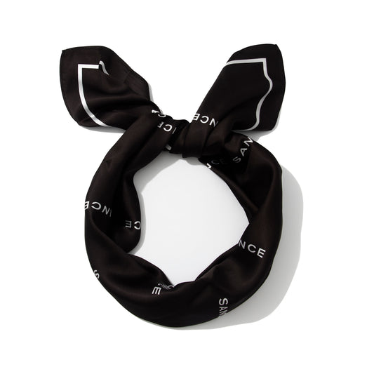 SANCE head scarf large bandana 86x86cm SANCE pañuelo pañuelos negro black grande gay trans bisexual lesbiana solterxs solteras solteros encuentra pareja queer homosexual citas accessorios de verano gay