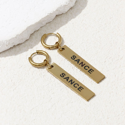 SANCE pendientes largas earrings long pendant gold oro queer bisexual gay lesbiana trans lgbtq+ lqbtia solterxs solteros solteras singles jewlry joyeria jewellery