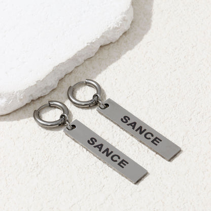 SANCE pendientes largas earrings long pendant silver plata queer bisexual gay lesbiana trans lgbtq+ lqbtia solterxs solteros solteras singles jewlry joyeria
