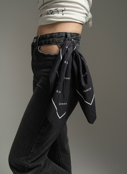 SANCE Bandana 56x56cm (Black)