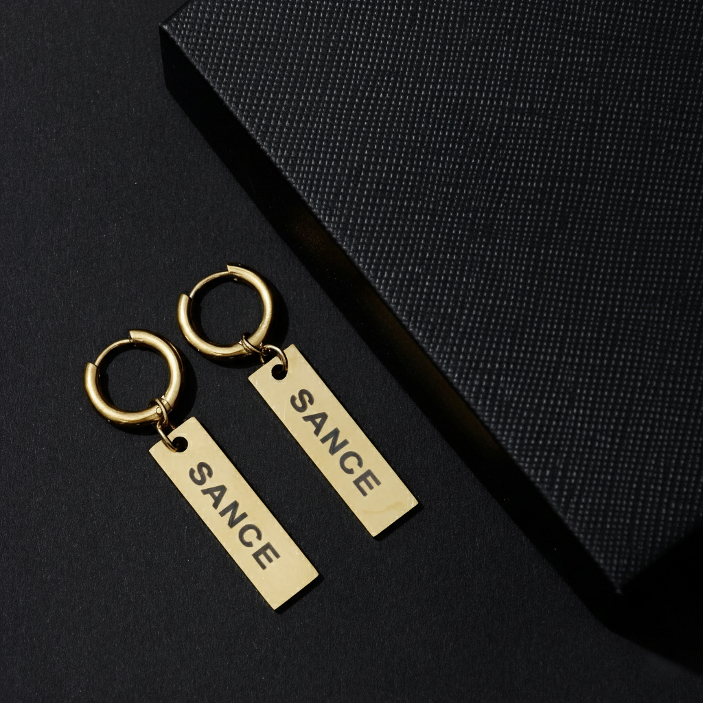 Pendientes SANCE Cortos (Oro) - Par